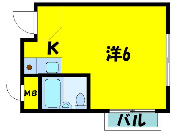 オリーブハウスの物件間取画像